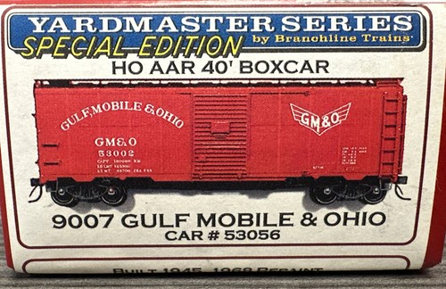 Branchline Trains Blueprint Series HO 9007 AAR 40’ vagón de carga Gulf Mobile y Ohio | Zustand: New