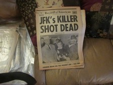 RECORD AMERICAN, BOSTON, MASS - JFK’S KILLER SHOT DEAD - NOV. 25, 1963