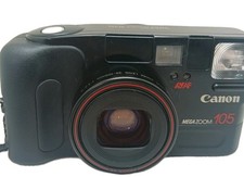 Canon Sure Shot Mega Zoom 105 Point shoot Camera New Battery Film Tested