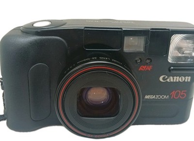 Canon Sure Shot Mega Zoom 105  Point & shoot Camera New Battery Film Tested