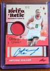 2025 Glory Of The Game ANTOINE WALKER AUTO JERSEY PATCH CARD #2/2 Game Used SP