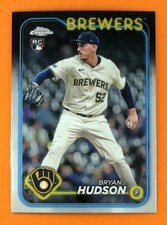 2024 Topps Chrome Update Bryan Hudson #USC169 BASEBALL Milwaukee Brewers RC