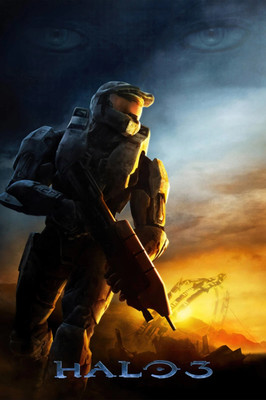 Halo 3 Master Chief Sci Fi Gaming Wall Art Poster