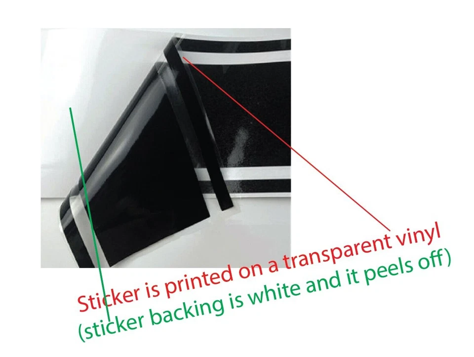 Side Hockey Arrow W/Pin Stripe Vinyl Decal Graphics Stripes Fits Ford F150 09-20 - Image 3 of 4