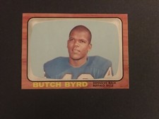 1966 TOPPS FOOTBALL SUPER H/G SET BREAK #20 BUTCH BYRD 2CT LOT GEM-GEM- MINT