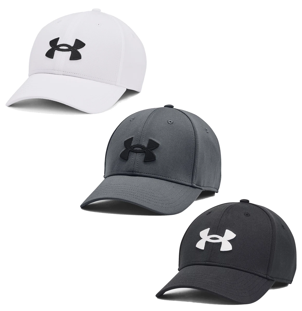 Under Armour Black/White Blitzing Adjustable Hat