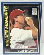 Card #155 Mark McGwire 2001 Topps Baseball Golden Moments Cardinals 