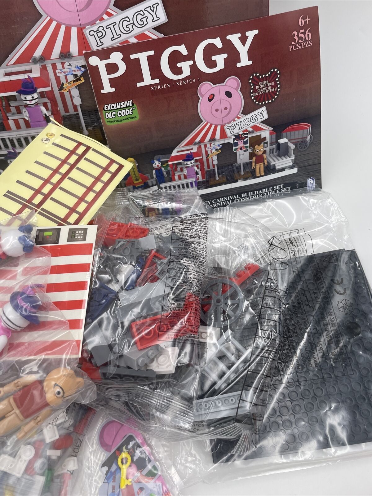 2020 Phatmojo - PIGGY (Roblox) Carnival Buildable Set w/ DLC Code (356 –  Trends Elite