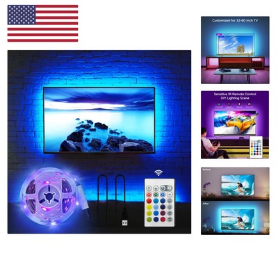 TV LED Backlight, 8.2Ft Led Light for TV 32-60 Inch Monitor Backlight, HDTV W...