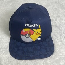 2021 Pokemon Pikachu 025 Snapback Baseball Cap Hat Youth Adjustable