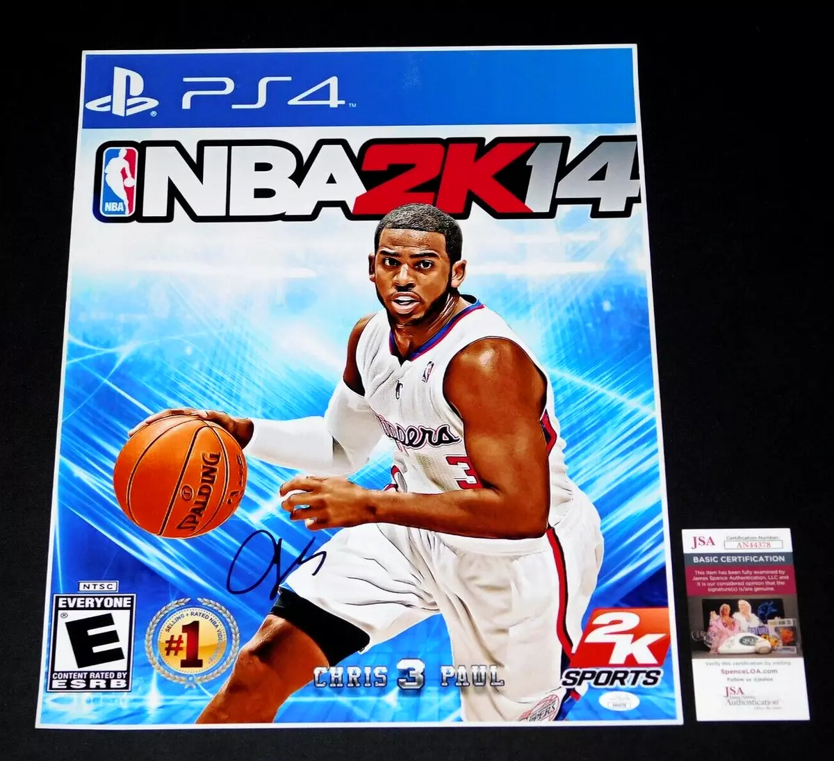 CHRIS PAUL LOS ANGELES CLIPPERS SIGNED 16X20 NBA 2K14 PHOTO JSA COA!!! |  eBay