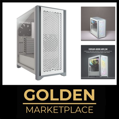 Innovative 4000D White Airflow Mid-Tower Case - 120mm Fans for Optimal Cooling