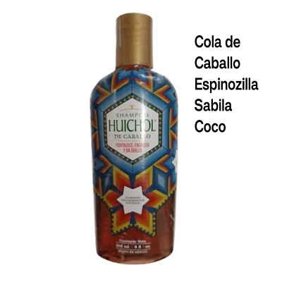 Shampoo Huichol Romero,  Coco, Sabila y Mas 240ml 8oz