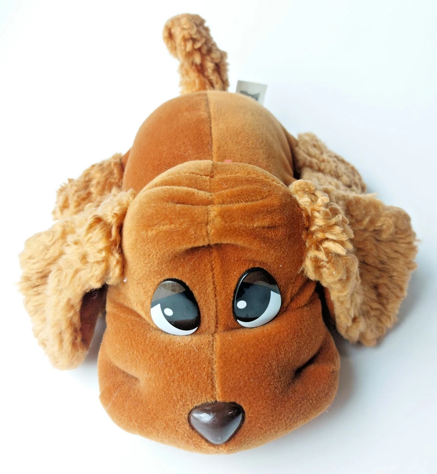 Jakks Pacific 2000 Animado Ladrando Cola Meneando Marrón LIBRA CACHORRO Cuello Rojo Foto 2 de 4