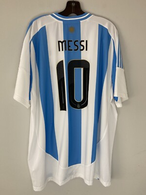 $130 Adidas Men's Argentina 24 Lionel Messi Home Jersey IX7790