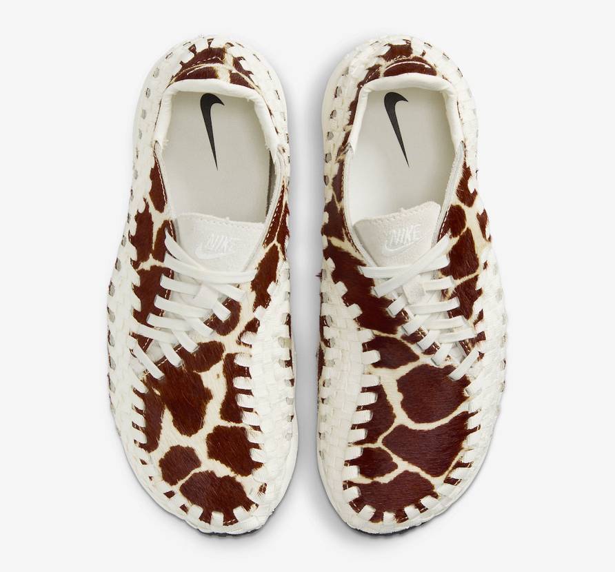 FB1959-100 Nike Air Footscape Woven Natural and Brown (Women