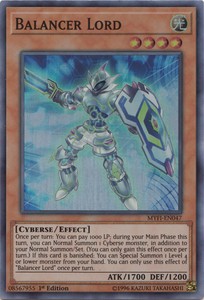 Balancer Lord - MYFI-EN047 - Super Rare - 1st Edition x3 - Near Mint