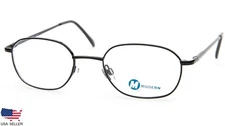 NEW MODERN OPTICAL SWIFT BLACK EYEGLASSES GLASSES METAL FRAME 50-19-140 B36mm