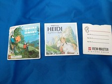 1958 Gaf View-Master Corp. Heidi Story Booklet with 3 Reels No. B 425 Made USA