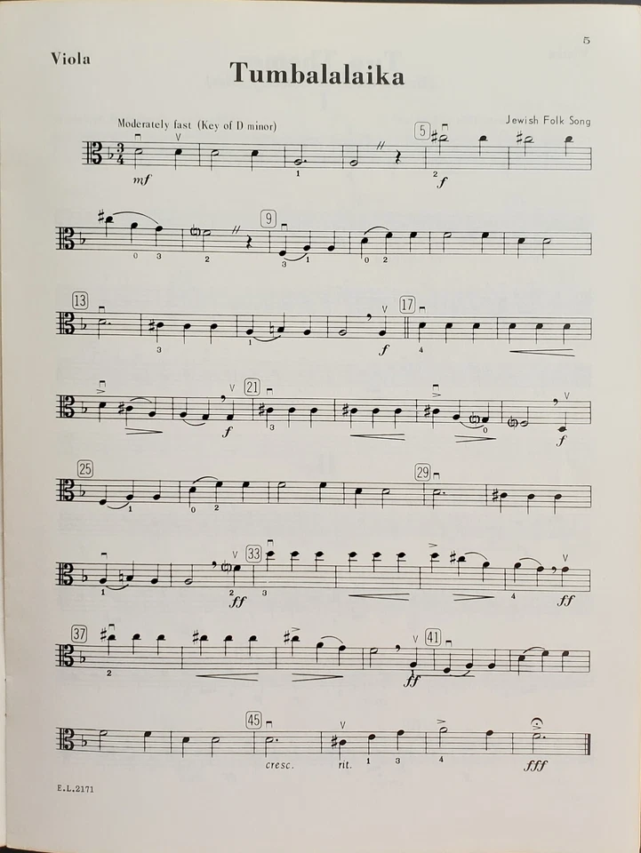 Viola Adventures In Orchestra Sheet Music Song Book - Image 3 of 4