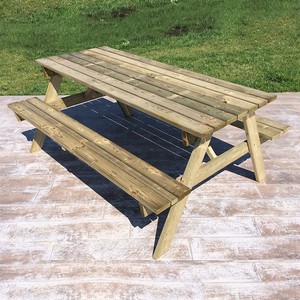 Tavolo picnic giardino da cm 72x180 con panche in legno massello ... Legno massello significato