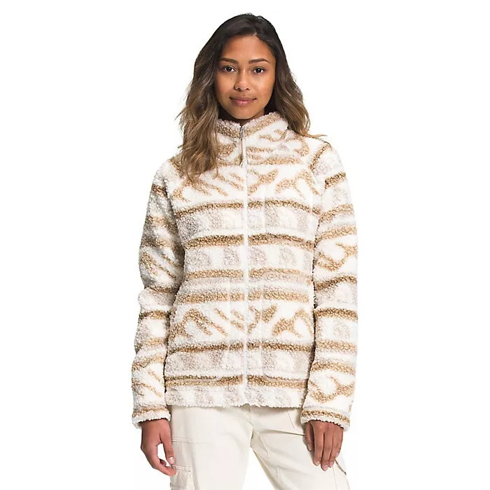 NWT The North Face Womens Printed Ridge Fleece Full-Zip Jacket Size XS $150 3B93