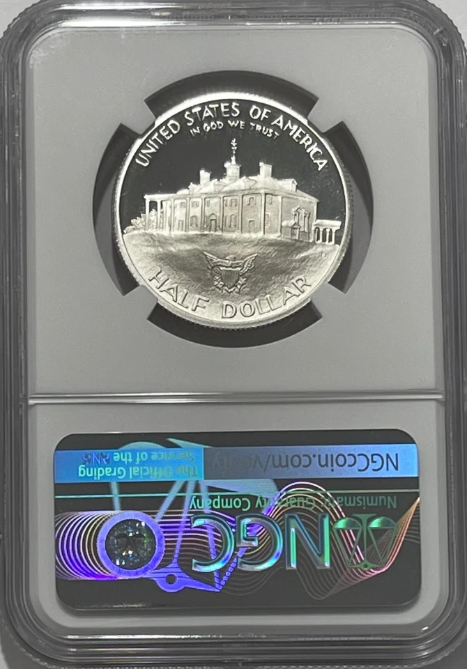1982 S NGC PF69 Silver Proof George Washington Commemoratives Half Dollar - Image 2 of 3