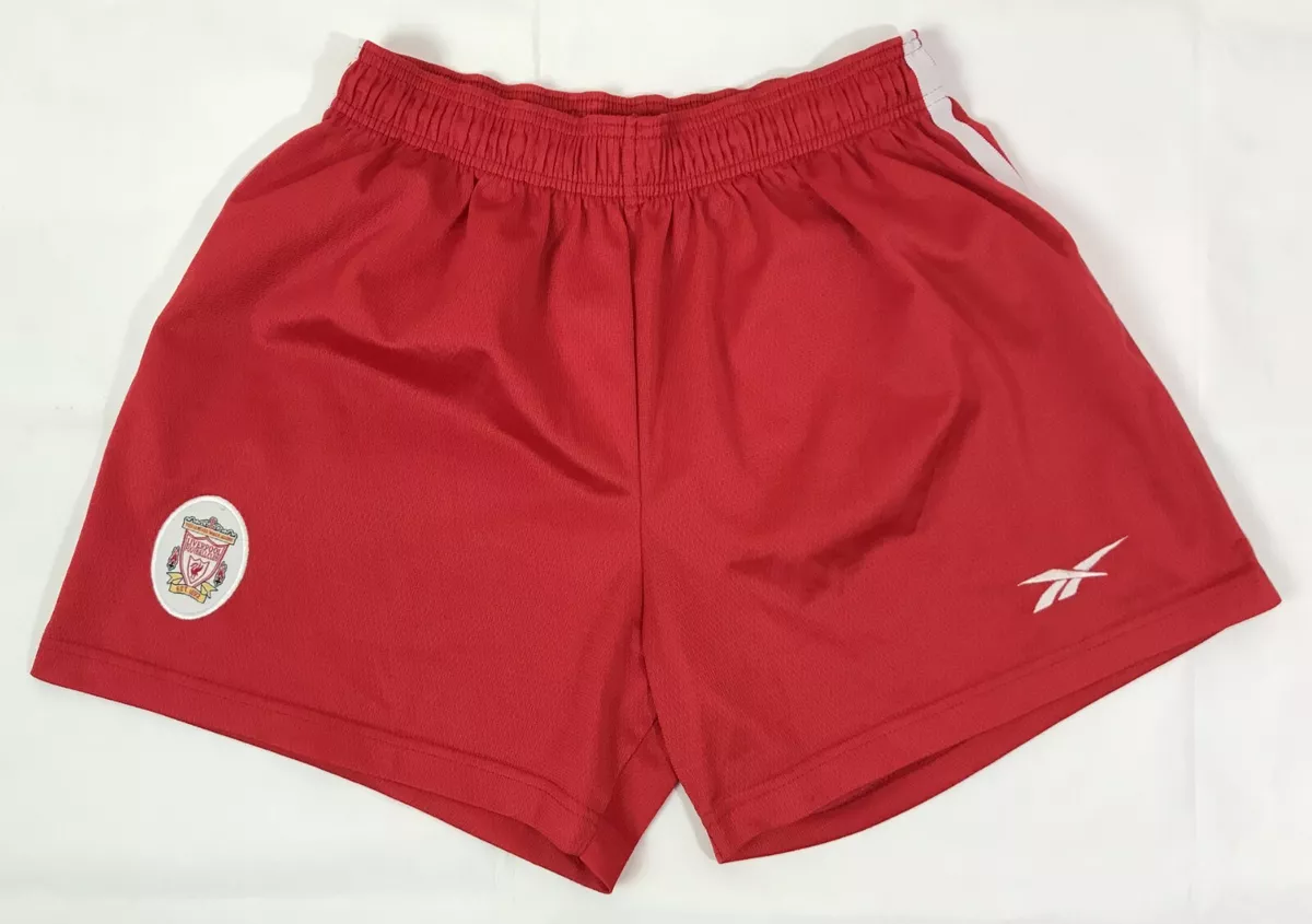 Liverpool 1998 1999 2000 REEBOK Home Football Shorts Men s Size M