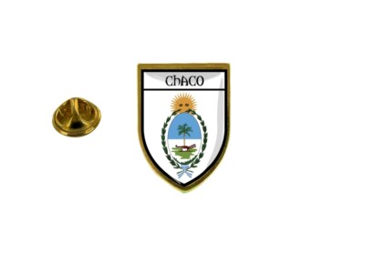 Anstecknadeln Pin Badge Andenken Stadt Flagge Land Wappen Chaco Argentinien
