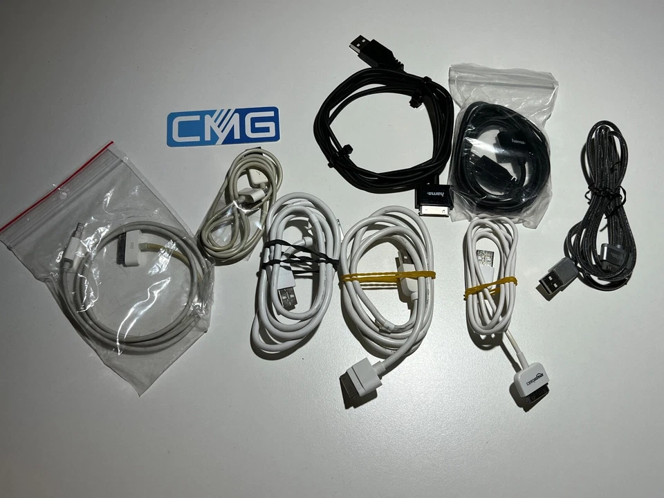 Apple iPhone iPod iPad iPod touch USB Kabel 30 Pin Ladekabel cable Konvolut SET - Bild 2 von 4