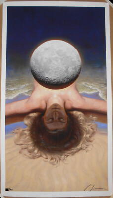 Miles Johnston Moondark Art Print Signed Numbered /70 Lunar Moon Limited TOOL