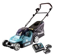 Makita Dlm 382 RT2 RasenmäHer 36 V ( 2X 18 V ) 38 Cm 40 L + 2X Akku 5 Ah + Lader