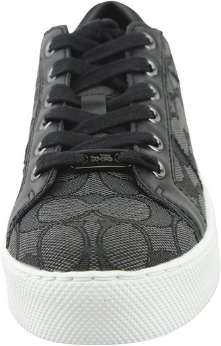 Coach Women Monogram Signature Canvas Athletic Fashion Platform Sneaker Shoe$198 - Imagen 4 de 11