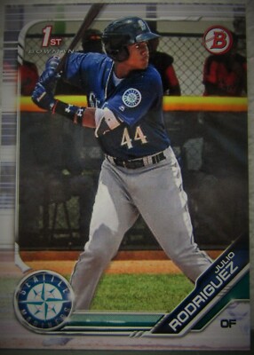 2019 Bowman paper  JULIO RODRIGUEZ  #1 prospect in MLB  BP33