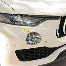 2X For Maserati Levante ABS Front Fog Light Cover Fog Lamp Frame Trim 2016-2021