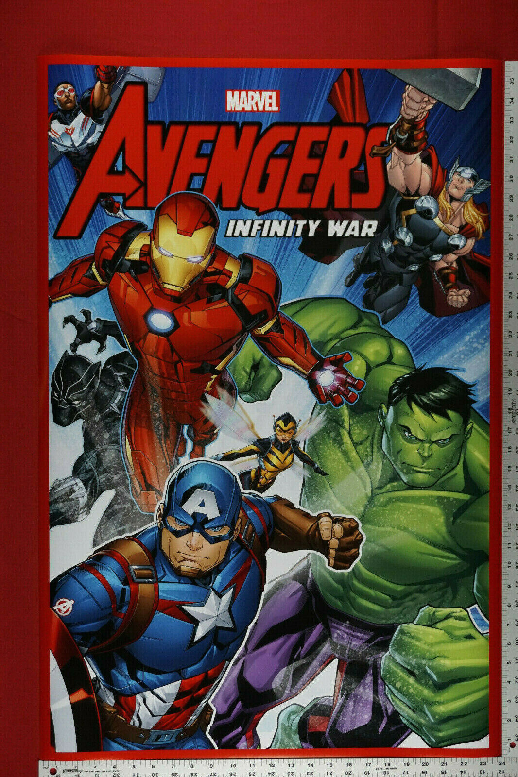 AVENGERS INFINITY WAR IMAX POSTER MARVEL IRON MAN CAPTAIN AMERICA HULK  BARNES