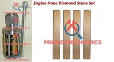 Cylinder Engine Hone Kit 62 TO 88 MM Honing Machine + Diamond Stones Fine Grit