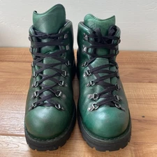 Danner Mountain Light Rare ‘Golf’ Green Leather Boots Size 13 US - Made in USA
