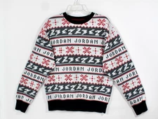 Air Jordan Jumpman Holiday Christmas Stay Warm Cozy Sweatshirt Casual Mens Small