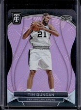 2024-25 Panini Totally Certified Tim Duncan Pink Die-Cut Platinum Mirror #/125