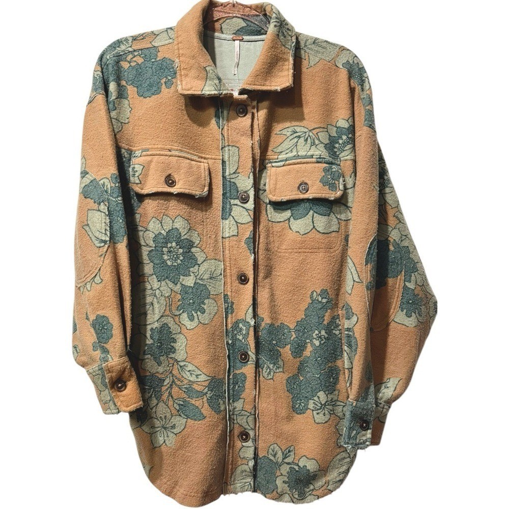 Free People Ruby Printed Jacket Shacket Oversized… - image 4