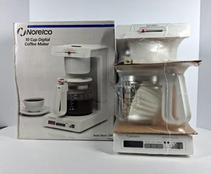 Vintage Norelco 10 Cup Digital Automatic Coffee Maker CT663e NEW In Box
