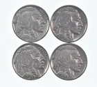 Buffalo Nickels Sharp Horn XF/AU - 1936 1937 1935 1937 Lot Collection *419