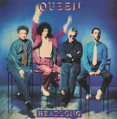 QUEEN Headlong 7'' Vinyl Single 45RPM Injektionslabel Design in Papphülle