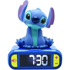 LEXIBOOK Disney Stitch Digitaler Wecker Blau