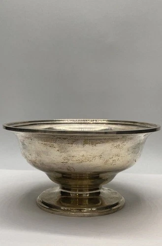 S. Kirk & Son Sterling Silver 3" Footed Bowl 160.9g