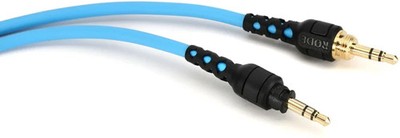 Rode NTH-100 3.5mm to 3.5mm TRS Cable - 7.9-foot, Blue