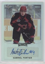 2016-17 Leaf Metal Gabriel Fortier #BA-GF1 Auto xp6