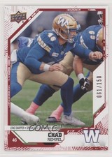 2019 Upper Deck CFL Red 61/150 Chad Rempel #103 gd1