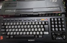 Sony HB-F1XV MSX2 Vintage Computer with ROM and Floppy Games Tested
